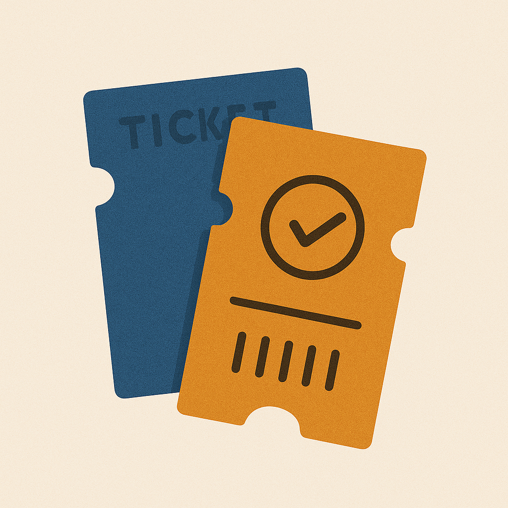 Tickets, coupons, vouchers
