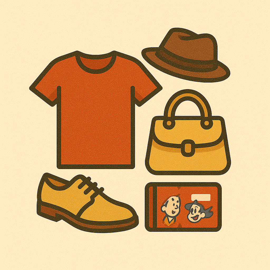 Clothing, footwear, accessories