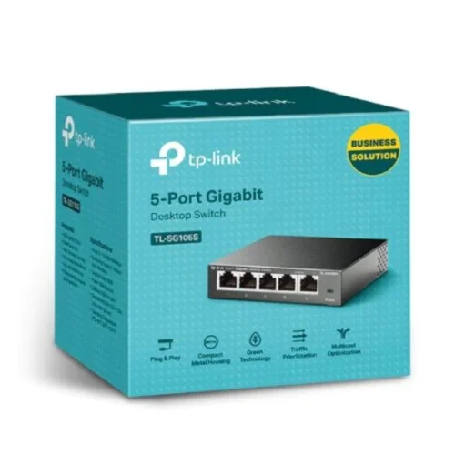 TP-Link TL-SG105S, 5 Port Gigabit Ethernet Network Switch, Ethernet Splitte