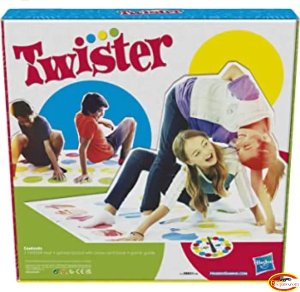 Hasbro Gaming Twister Game for Kids Ages 6 and Up, 4.1 x 26.6 x 26.6 cm