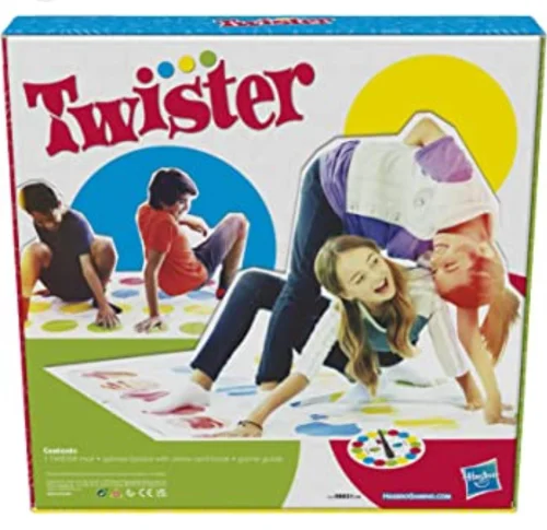 Hasbro Gaming Twister Game for Kids Ages 6 and Up, 4.1 x 26.6 x 26.6 cm