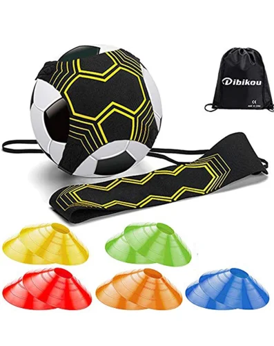 Dibikou Football Kick Trainer Football Training Equipment for Kids and Adul