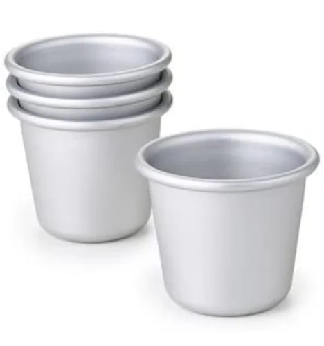 LAKELAND Aluminium Dariole Moulds - Pack of 4