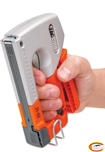 Heavy Duty Metal Staple Gun with 200 Staples and Staple Remover