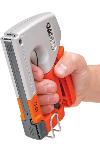 Heavy Duty Metal Staple Gun with 200 Staples and Staple Remover