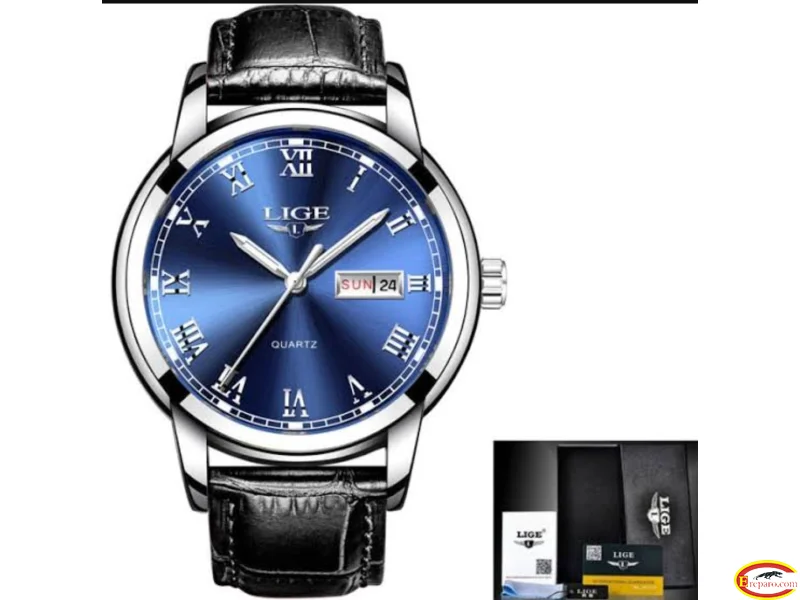 LIGE MENS WATCHES TOP BRAND LUXURY LEATHER CASUAL MEN ARMY MILITARY SPORT QUARTZ-WATCH