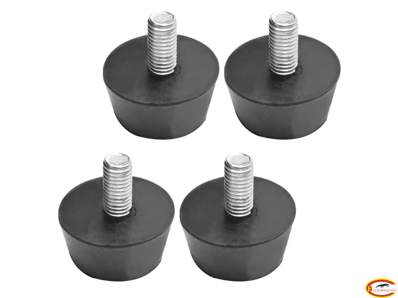 Jutagoss 38mm Conical Rubber Mount,Vibration Isolators,Shock Absorber with M10 x 20mm Threaded Studs