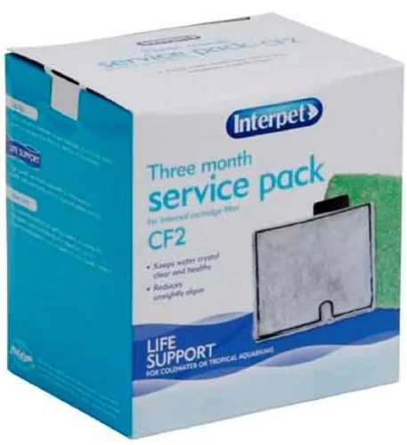 Interpet 3 Month Service Pack for the Interpet Internal Cartridge Filter CF2 (3 x Filter Cartridge)