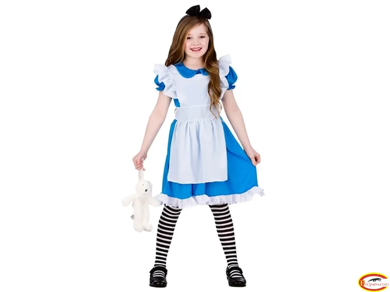 Girls Classic Storybook Alice Fancy Dress Costume Medium (5-7 years)