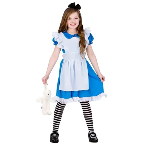 Girls Classic Storybook Alice Fancy Dress Costume Medium (5-7 years)