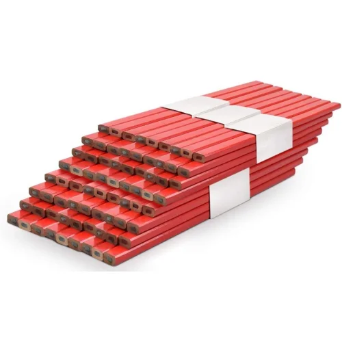 72 Pcs Octagonal Carpenter Pencil for Drawing Construction Work DIY, Octagonal Hard Black Pencil 17.