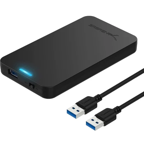 Sabrent 2.5-Inch SATA to USB 3.0 Tool-free External Hard Drive Enclosure  For SSD SATA