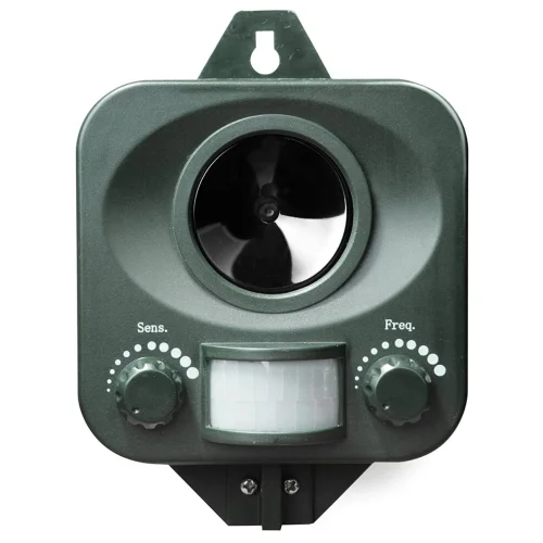 Waterproof Cat Repellent Ultrasonic Repeller Cat Scarer with Ground Stake (Battery Powered)