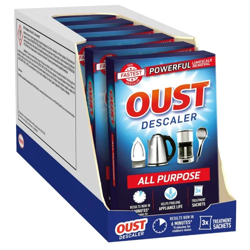 Limescale Remover – Ideal for Kettles, Coffee Machines, Irons etc. 3 Sachets x 6 (18 Sachets)