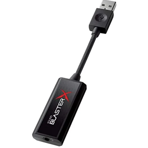 Sound BlasterX  24-Bit/96 KHz HD Portable Gaming USB DAC Sound Card with Headphone Amplifier