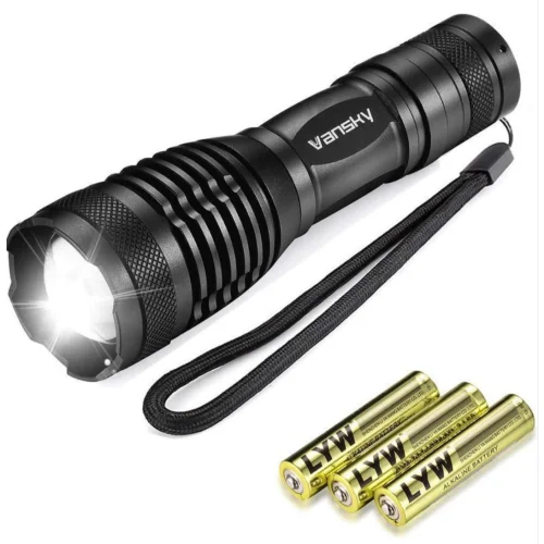 Torch Rechargeable Flashlight Led Torch 1000 Lumens, Handheld Flashlight Pocket Size Super Bright 80