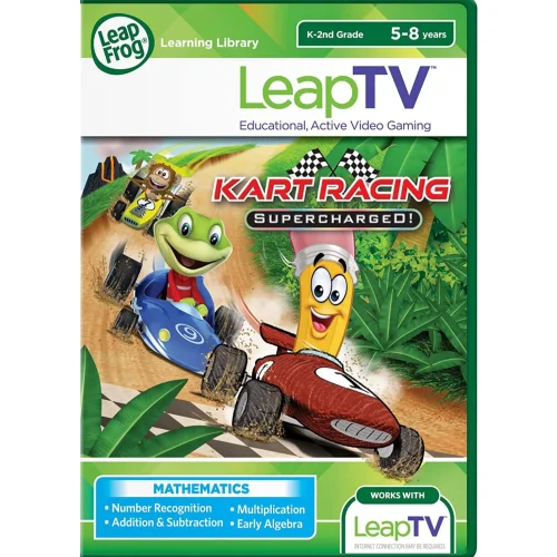 LeapTV Learning Game Leap Frog Kart Racing Supercharged