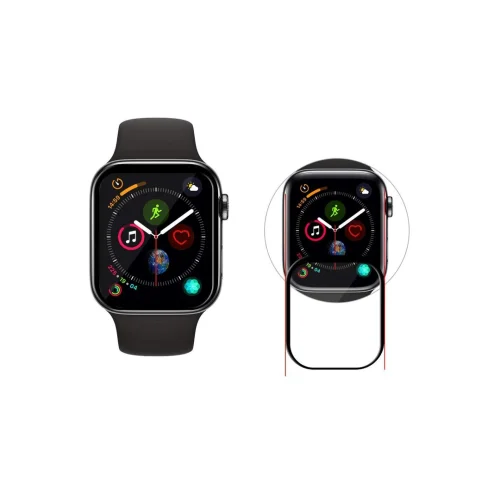 Watch Series 4 44mm Screen Protector 3D Tempered Glass Full Coverage