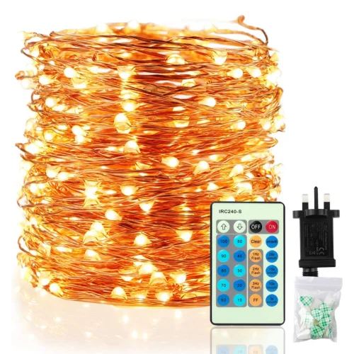 Outdoor Fairy Lights 30M 300 LED Lights Copper Wire Light Waterproof,  Energy Class E