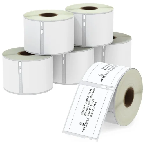 6 Rolls 99015 Self-Adhesive Labels 2400 Multi-Purpose Labels Using for DYMO LabelWriter 450 & 4XL