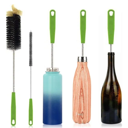 Bottle Brush,Long Bottle Cleaning Brush 17" brush,for Washing Narrow Neck baby Bottle,Water Bottles