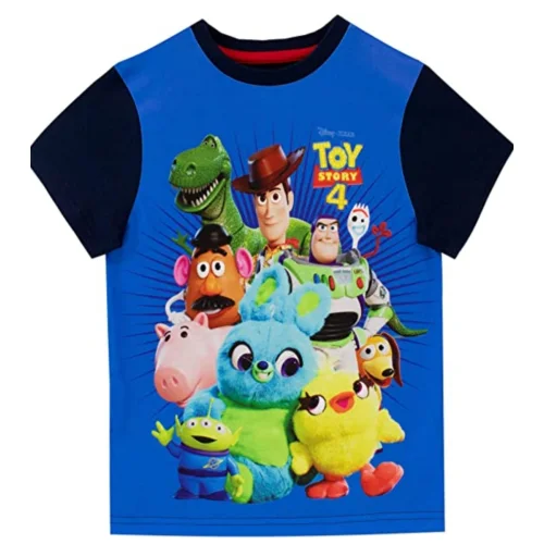 Disney Boys Toy Story T-Shirt Blue Age 3 to 4 Years