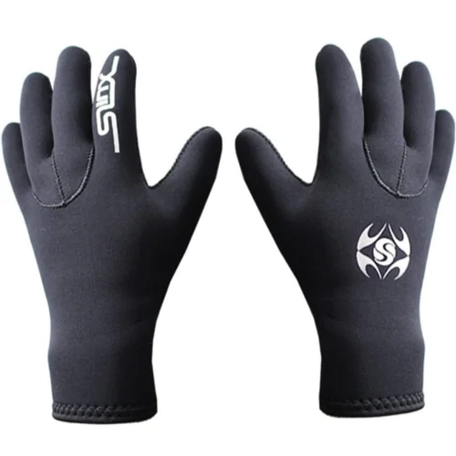 ZFFLYH 3MM Neoprene Diving Gloves Anti Slip Flexible Thermal Material Wetsuits Five Finger Gloves