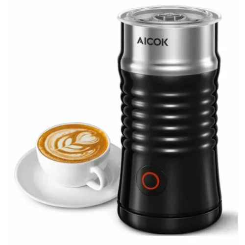 Aicok Electric Milk Frother with Hot or Cold Milk Froth