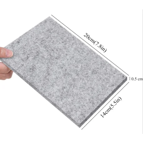 Furniture Felt Pads, 10 Pack Premium DIY Furniture Pads Sheets for Wooden Floor, Non-Slip - Grey