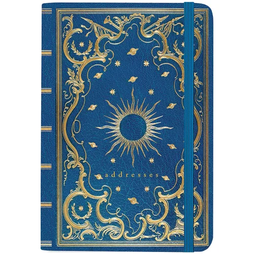 Celestial Address Book Hardcover-spiral