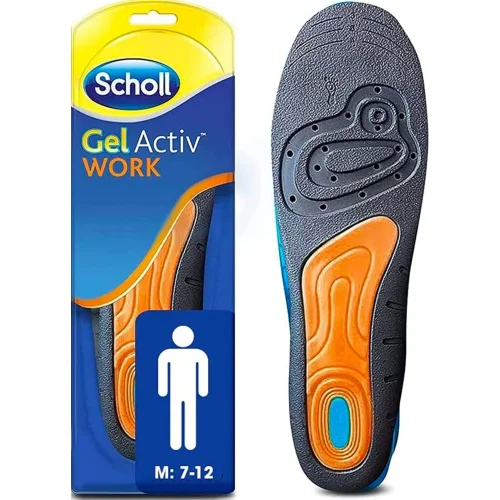 Scholl Gel Active Work Insoles for Men