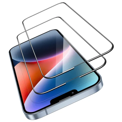 Tempered-Glass Compatible with iPhone 14, iPhone 13/13 Pro Screen Protector, Ultra-Tough,  2 Pack