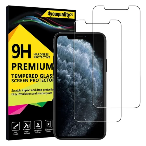 2-Pack iPhone XS, iPhone X & iPhone 11 Pro 5.8-inch Screen Protector, Tempered Glass