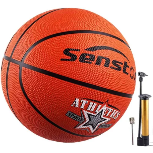 Senston Kids Basketball Size 5 with Pump,Basket Ball Game Indoor/Outdoor Street Basketball for kids