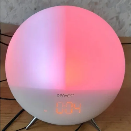 SUNRISE ALARM CLOCK WAKE UP LIGHT WITH NATURE SOUNDS & MOOD LIGHT