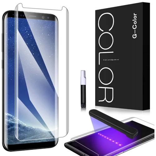 G-Color Galaxy S8 Screen Protector, High Viscosity, 3D Tempered Glassfor Samsung Galaxy S8