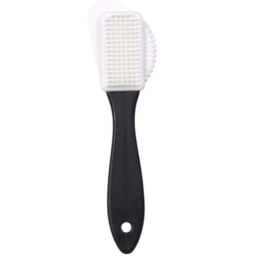 Multifunctional 4-Sided Cleaning Shoe Brush, Brass Bristle, Cleans And Gives Perfect Nap