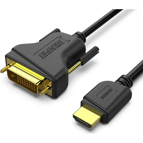HDMI to DVI Cable 1.8m Male to HDMI Male High Speed Adapter Cable Support 1080P Full HD