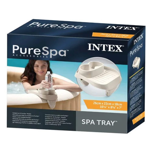 Intex PureSpa Plastic Beverage Holder-Beige 26 x 22 x 18 cm