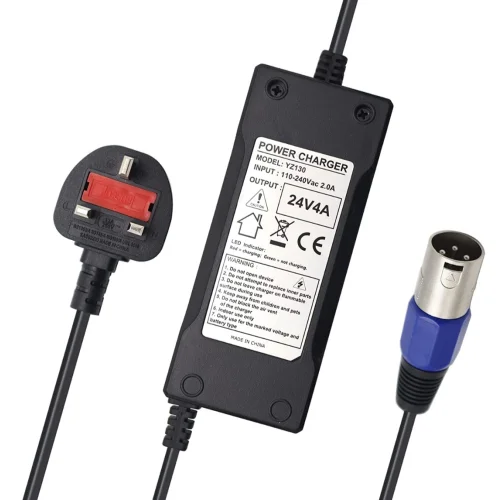 Lithium Battery Charger,  29.4V/24V 4A XLR Electric Mobility and Power Chair Wheelchair for 24V