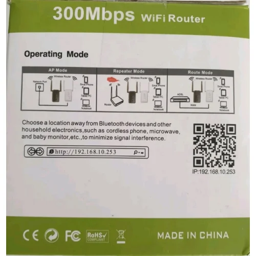 300Mbps WiFi Booster Range Extender WiFi Repeater Internet Booster Long Rang