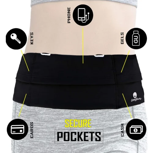 Universal Running Belt for All Phone. Sports Waist Pack for Runners, Fitness, Exercise and Gym