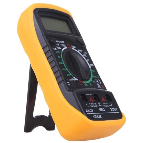 Multi Meter Manual Ranging Includes Volt Meter Digital, Ammeter, Ohmmeter with Backlight LCD