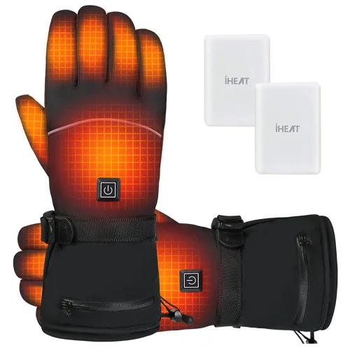 Heated Gloves,Rechargeable 4100mAh Battery Electric Heating Gloves ,3 Adjustable Heating Levels