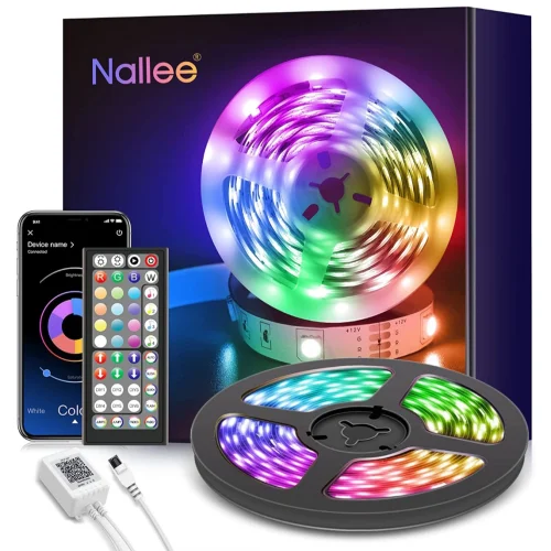 LED Strip Lights 10M, RGB Color Changing Led Light with 44 Keys IR Remote, Flexible Music Sync
