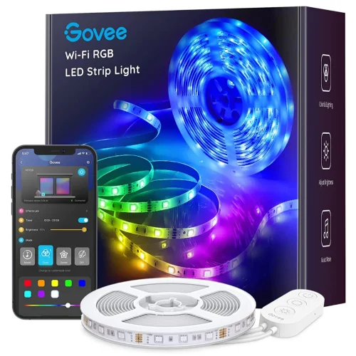 LED Strip Lights 5m, Smart WiFi App Control, Works with Alexa and Google Assistant, Music Sync Mode