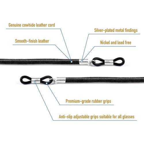 Genuine Leather Glasses Cord Spectacle Lanyard