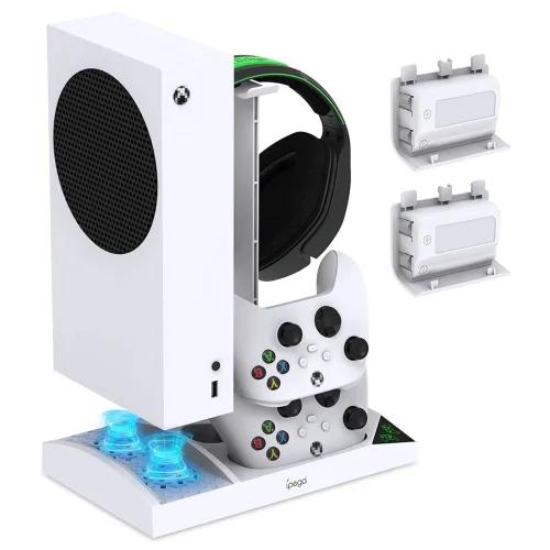 Charger Stand with Cooling Fan for Xbox Series S Console and Controller