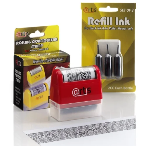 ID Protection Self Inking Stop Identity Theft
