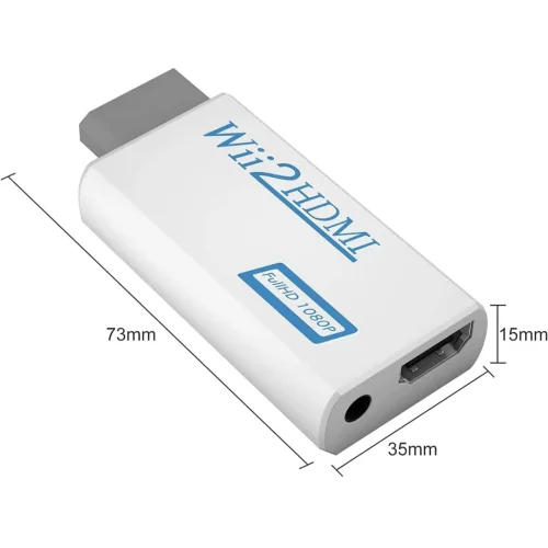 Wii to HDMI Adapter - Support Games TV Projector All Wii Display Modes